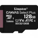 Tarjeta de memoria flash – Kingston Canvas Select Plus  – 128 GB (adaptador microSDXC a SD Incluido)